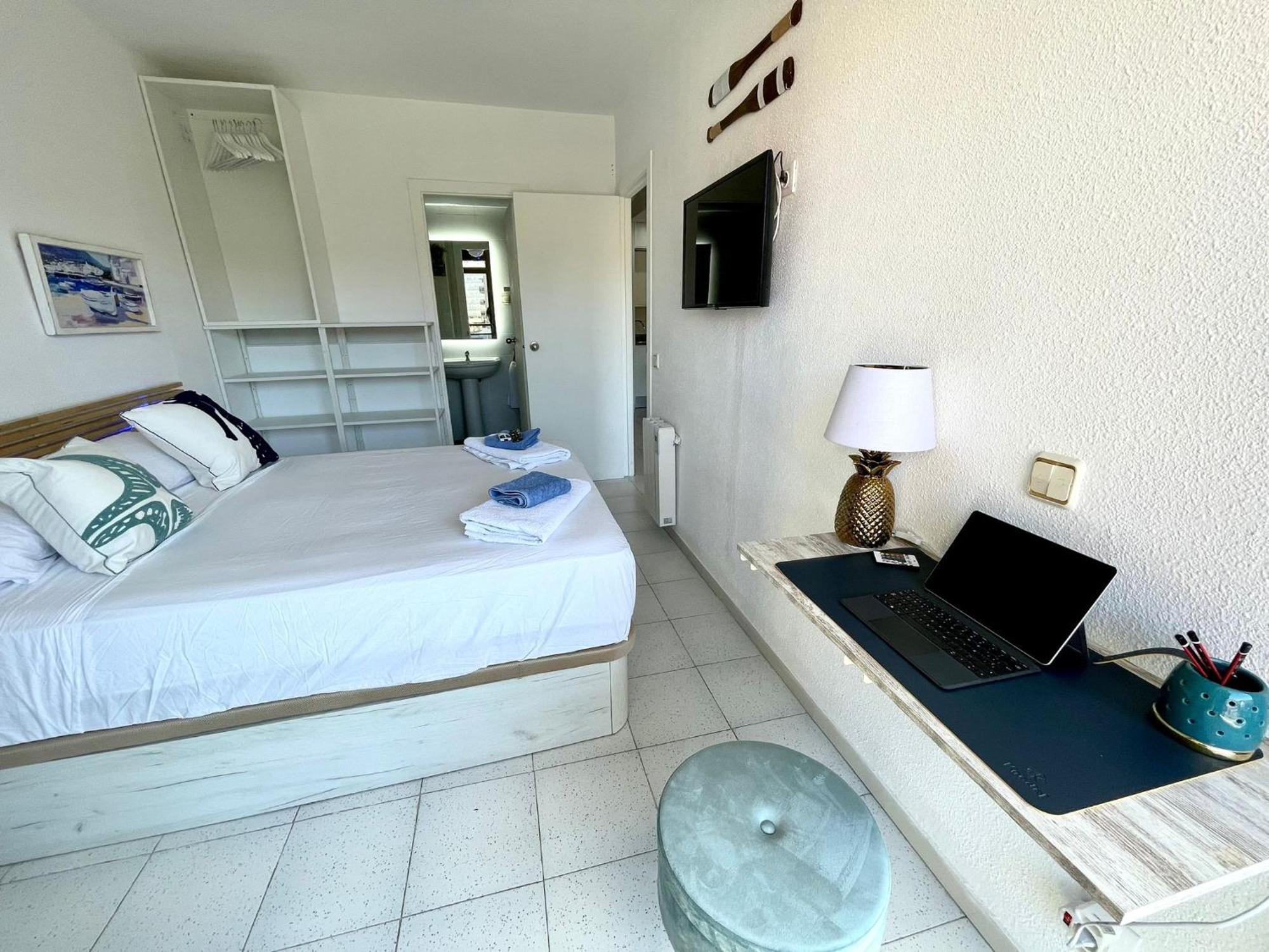 Apartemento Piscina Centro Calella 3 Min Playa Exterior foto